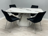 Capri 160cm Marble Effect Dining Table
