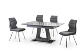 Zermatt Extendable Dining Table Grey Ceramic Top