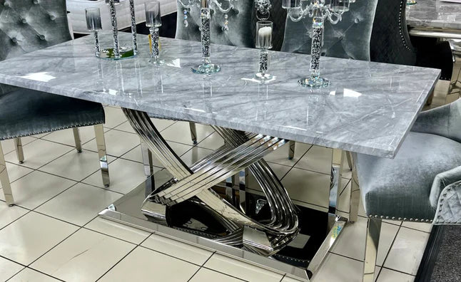 Elina Marble Dining Table 1.8M