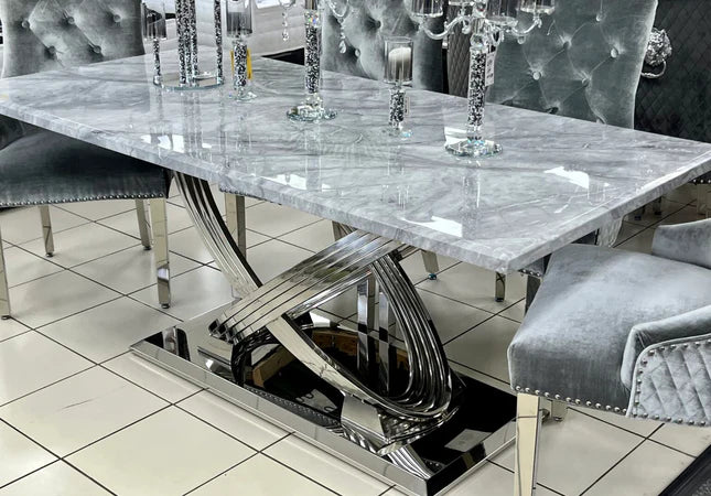 Elina Marble Dining Table 1.8M
