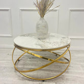 Spiro Golden Round Coffee Table