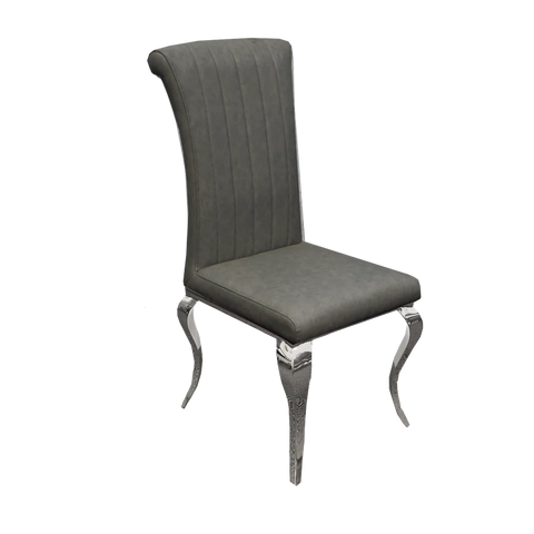 Nicole Dining Chair ALL COLOURS with Plain Back, Line & Cross Stitch