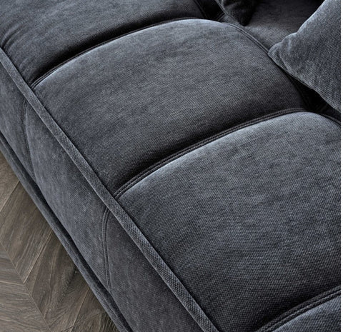 Gramercy Sofa – Steel Velvet