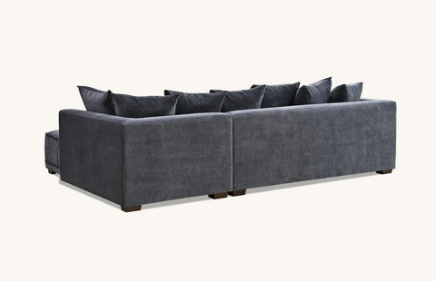 Gramercy Sofa – Steel Velvet
