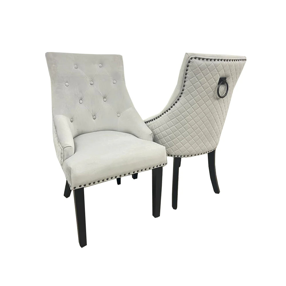 Bentley Dining Chair with Black Legs