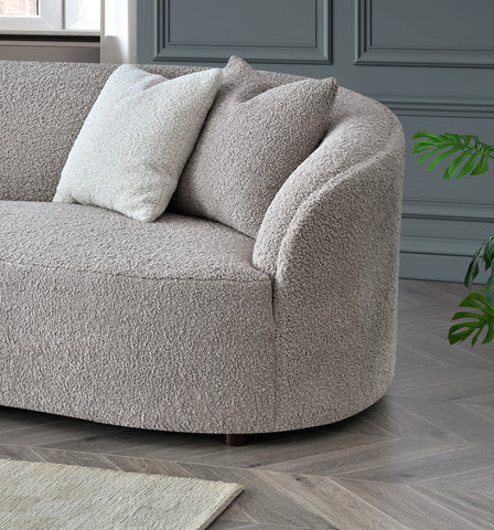 Nolita Bouclé Teddy 3-Seater Sofa & Accent Chair