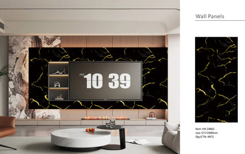 Premium Decorative Wall Panels – 60x240x1.8cm (Pack of 4 | 5.76m²)