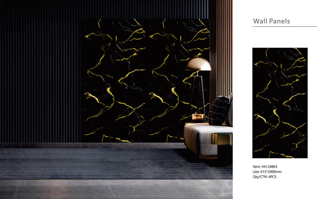 Premium Decorative Wall Panels – 60x240x1.8cm (Pack of 4 | 5.76m²)