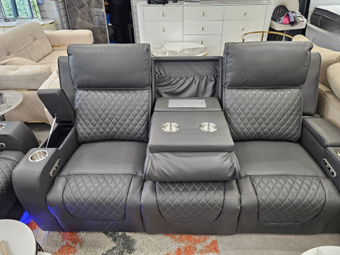 Venice Techno Power Recliner Pu Leather Sofa 2-Seater & 3-Seater