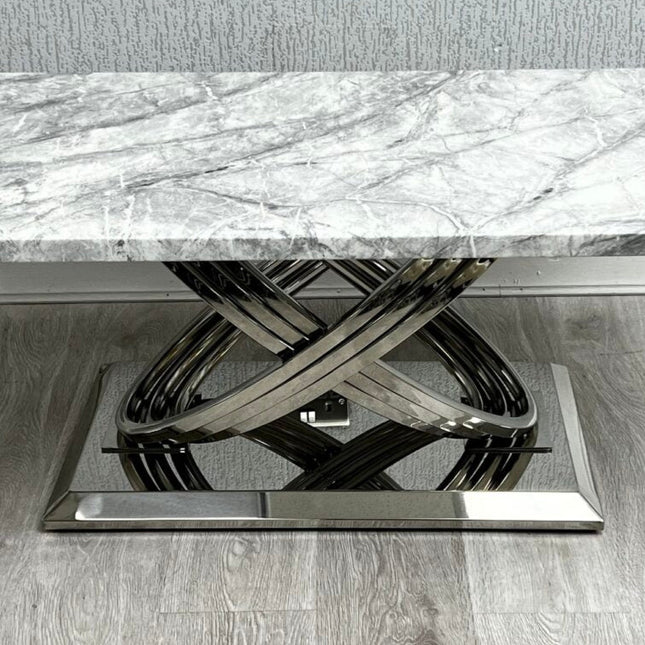 Elina grey marble coffee table