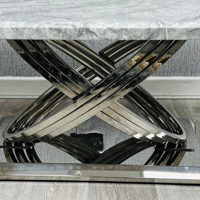 Elina grey marble coffee table
