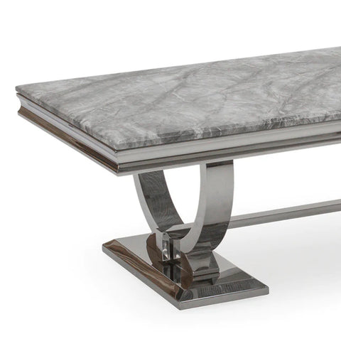 Ariana grey marble coffee table