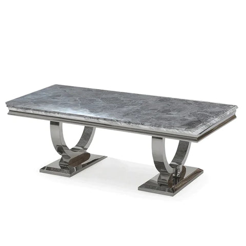 Ariana grey marble coffee table