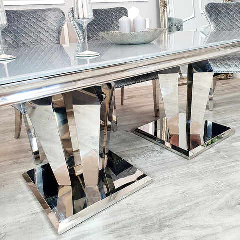 Athena Marble Dining Table 1.8m