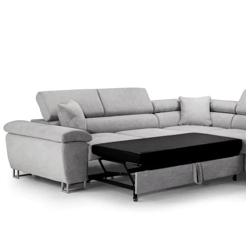 Antonia Grey Righthand Facing Sofabed