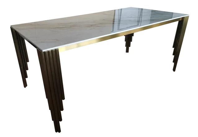 Mayfair Gold 1.8m Dining Table