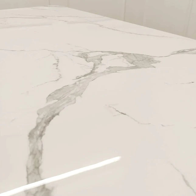 Gold Valeo ceramic Dining Table 1.8m x 90cm