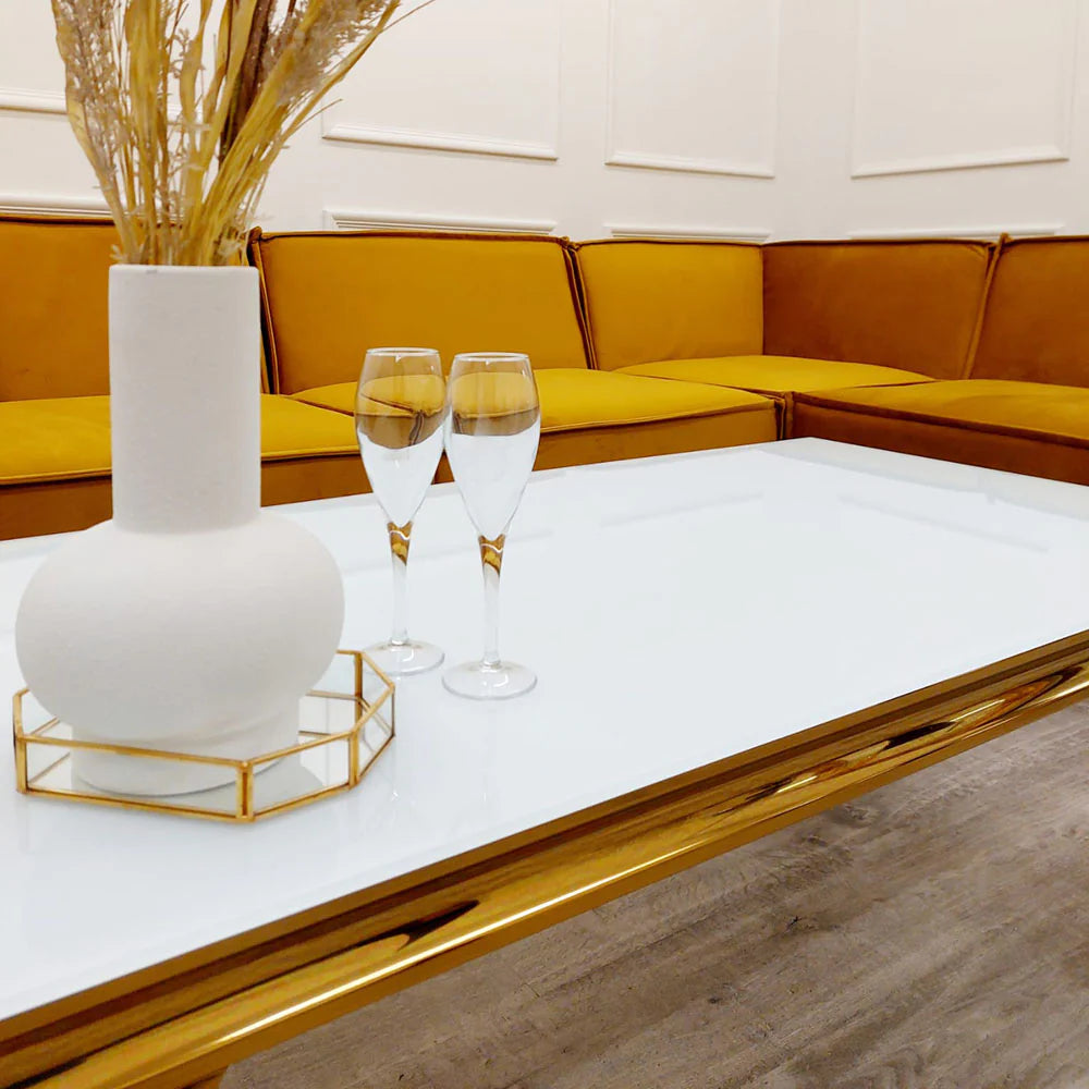 Louis Gold Coffee Table – Classic Glamour with a Contemporary Twist