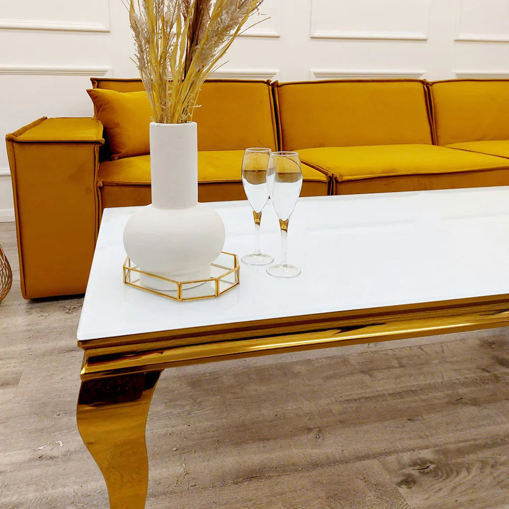 Louis Gold Coffee Table – Classic Glamour with a Contemporary Twist