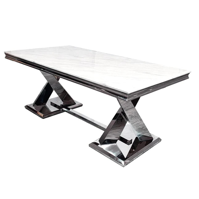 Xavia 1.8 Marble Dining Table