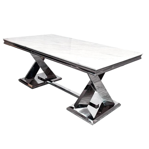 Xavia 1.8 Marble Dining Table
